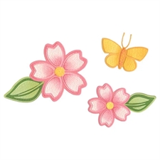 Sizzix Thinlits By 49 & Market / Vicki Boutin - Stitched Floral